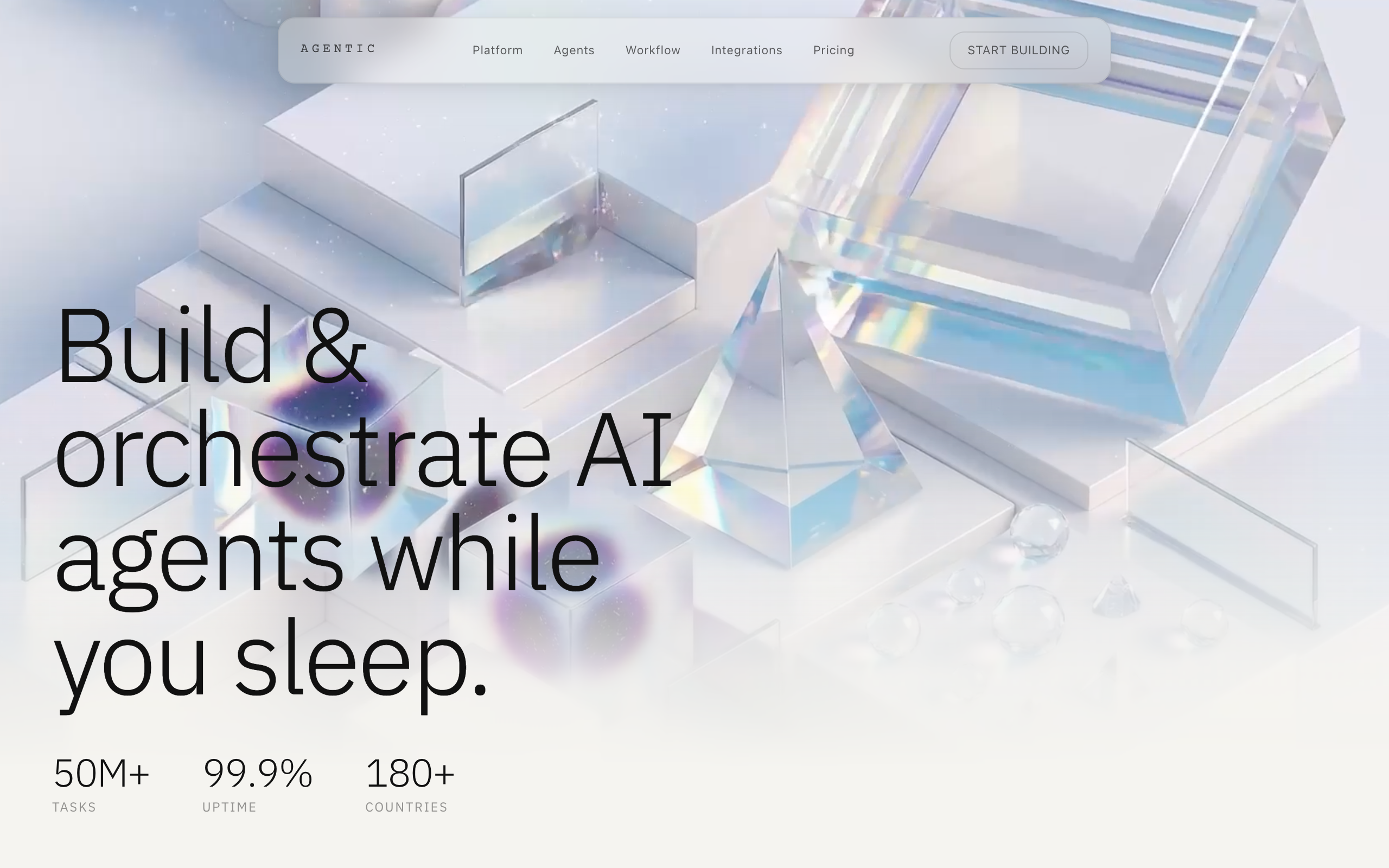 Agentic website