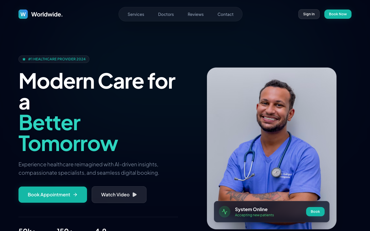 Worldwide Healthcare website